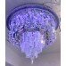 Кристален полилей 2xE14+4х10W LED +LED RvB + MP3 + BLUETOOTH, ХРОМ Модел: 1060/400CH